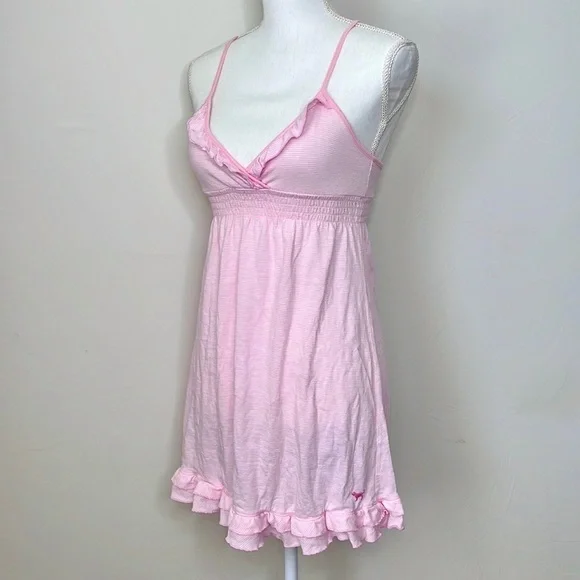 PINK Victoria’s Secret Striped Babydoll